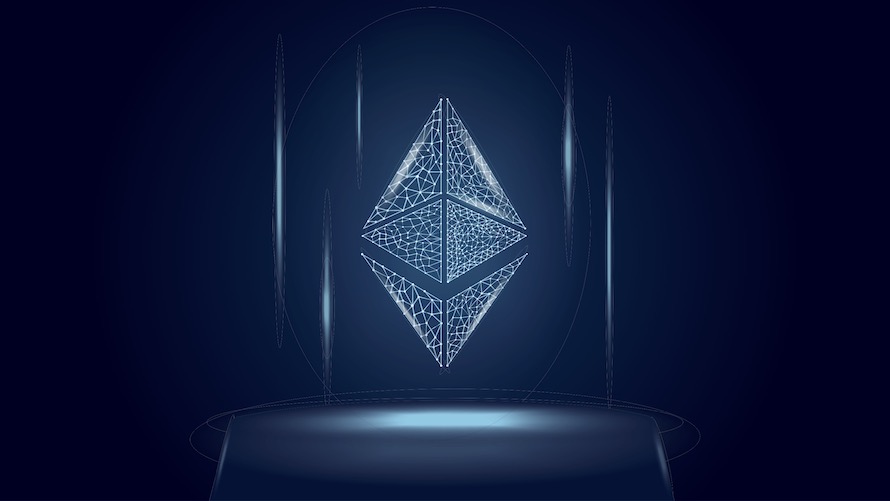 Ethereum Logo Abstract